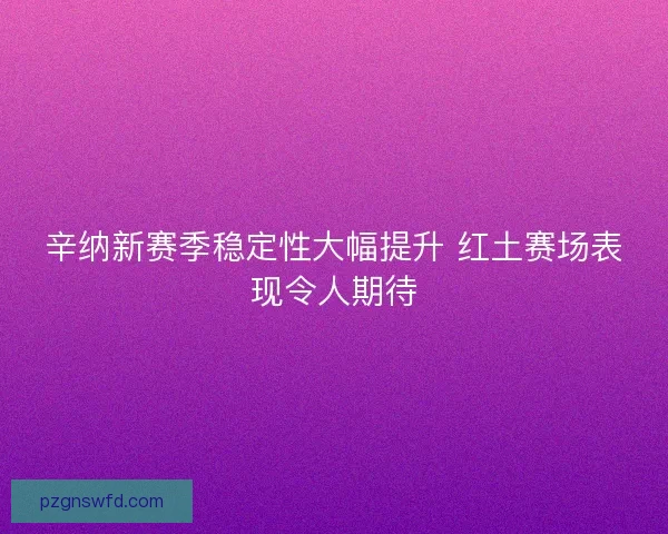 辛纳新赛季稳定性大幅提升 红土赛场表现令人期待